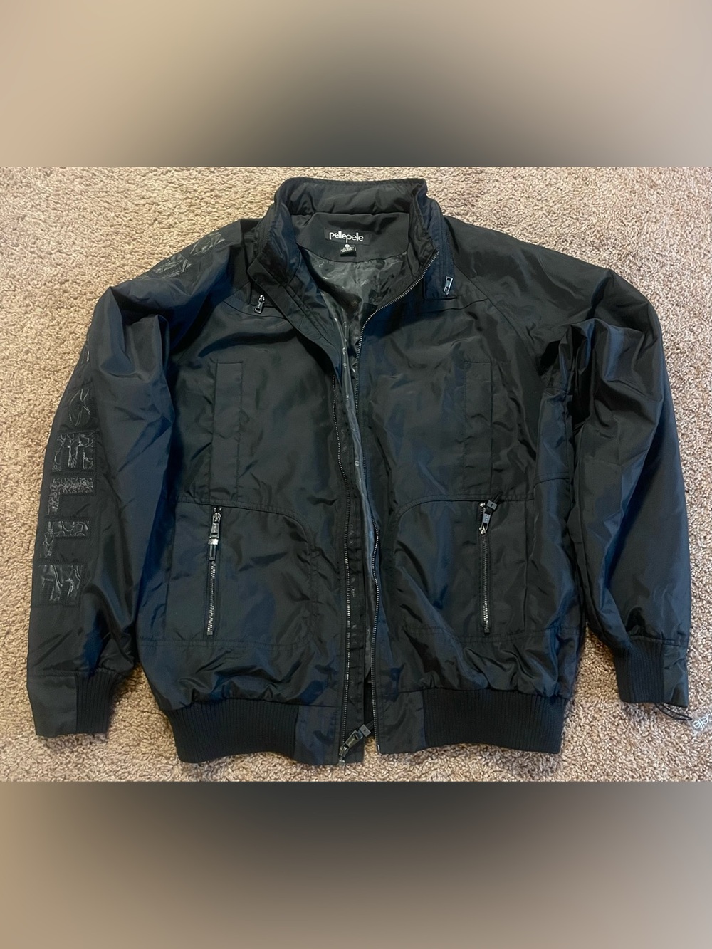 Pelle Pelle Black Men's Lightweight Jacket